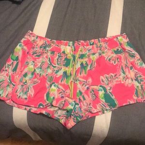 Lily mesh workout shorts/boat shorts